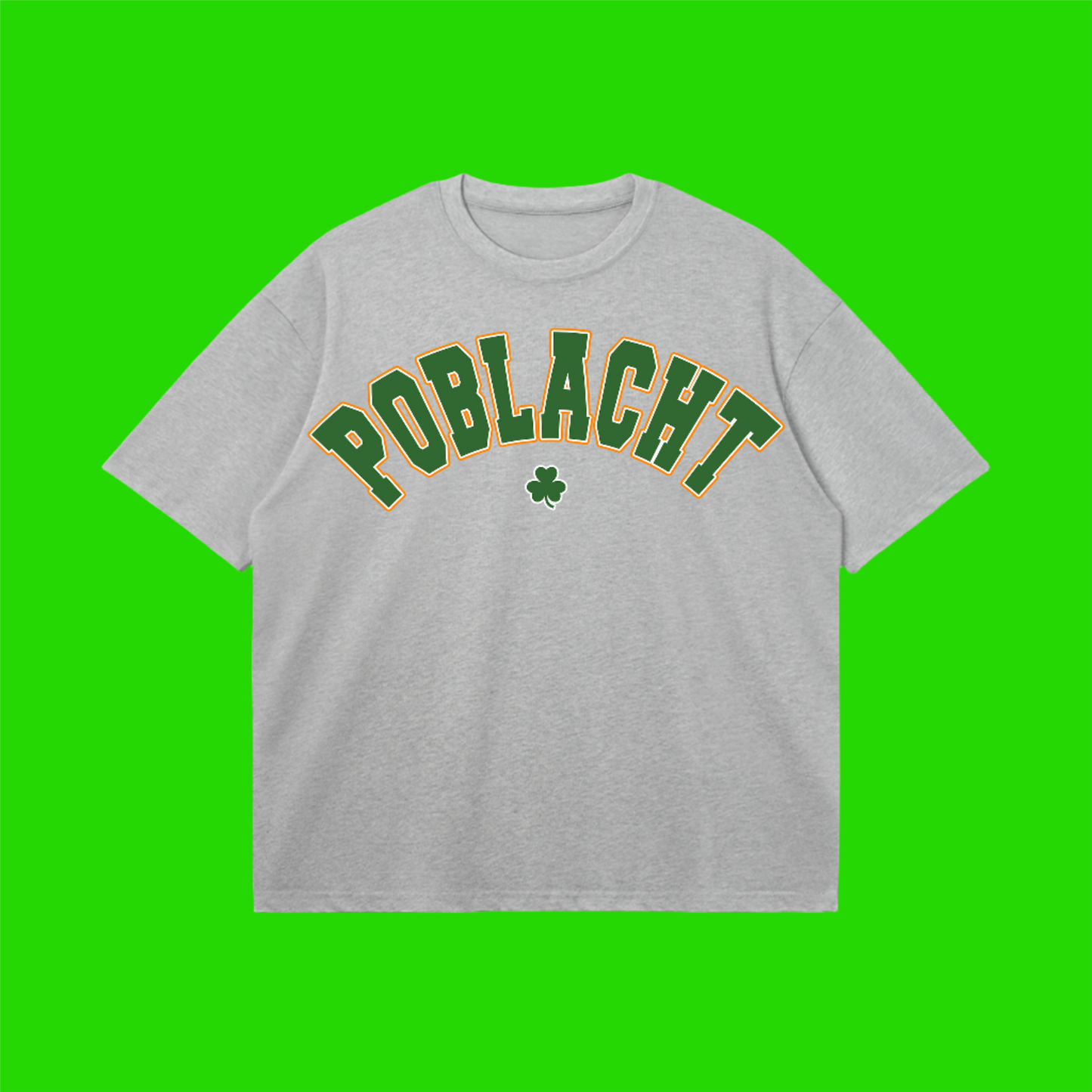 SHAMROCK TEE GREY